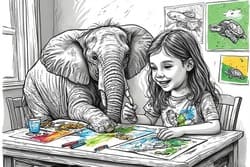 Animal Coloring Pages: Teaching Empathy and Wildlife Facts