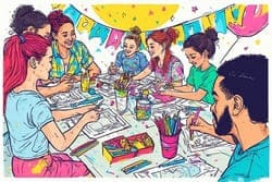 How to Host a Coloring Party