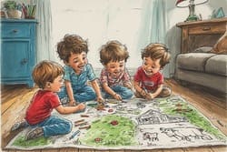Sibling Coloring Activities