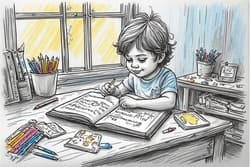 Tracking Child’s Progress with a Coloring Journal
