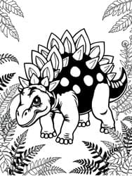 Stegosaurus in Jungle