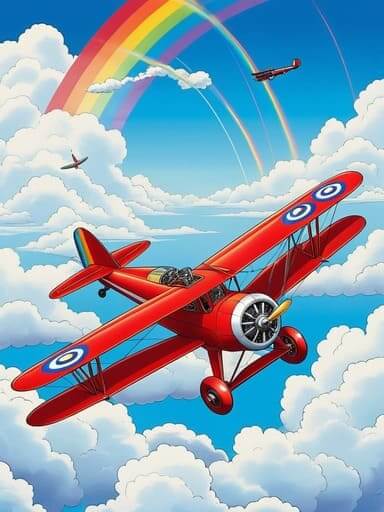 Airplanes coloring pages