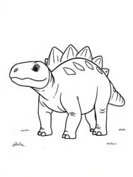Ankylosaurus with Armor coloring preview