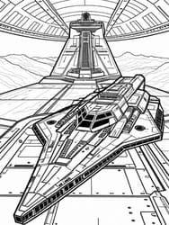 ARC-170 Starfighter Docking Printable Page
