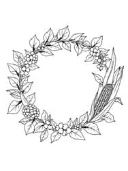 Decorative Autumn Harvest Wreath