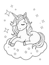 Sleeping Unicorn on Cloud