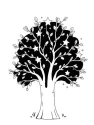 Enchanted Tree with Stars