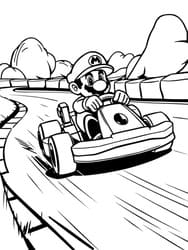 Mario Kart Racing Track
