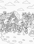 Three Little Pigs and Wolf
