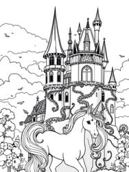 Unicorn at Magical Castle