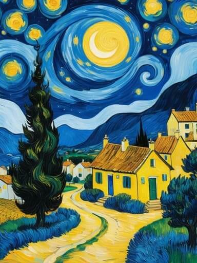 Famous Art coloring pages