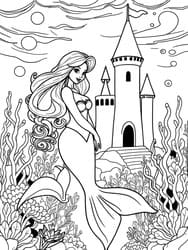 Mermaid by Sunken Castle