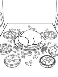 Thanksgiving Turkey on Platter
