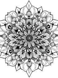 Floral Bloom Mandala