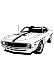 Free printable Ford Mustang Boss 429