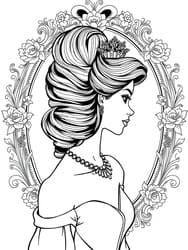 Princess with Mirror Behind