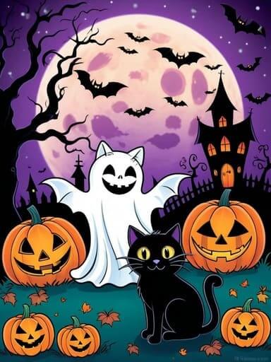 Halloween coloring pages
