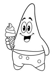 Patrick Enjoying Ice Cream