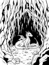 Hidden Dragon in Stalactite Cave