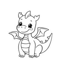 Little Dragon with Wings and Horns