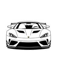Lamborghini Huracan Front View