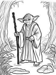 Master Yoda with Gimer-Stick Printable Page