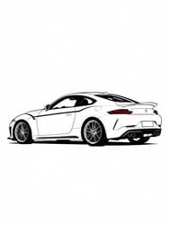 Mercedes-AMG GT Coupe coloring preview
