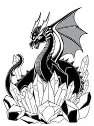 Mystical Crystal Dragon Rising
