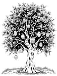 Ornate Easter Egg Tree