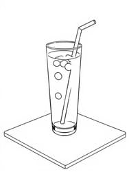 Bubble Tea with Straw