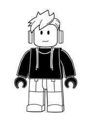 Roblox Character in Hoodie