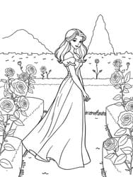 Princess in Rose Garden