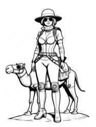 Explorer with Mechanical Camel coloring preview