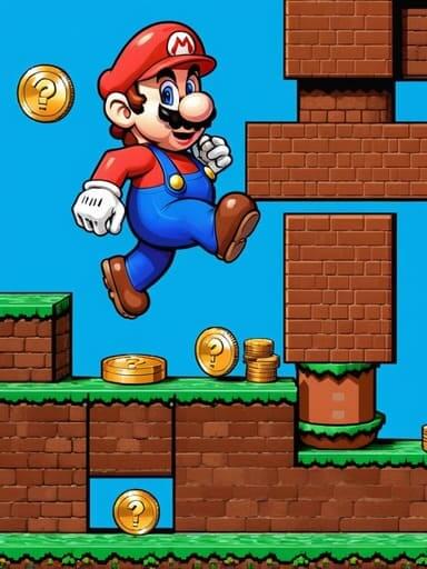 Super Mario coloring pages