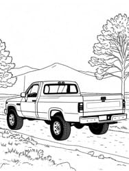 Toyota Hilux Pickup coloring preview