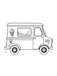 Ice Cream Truck on Street
