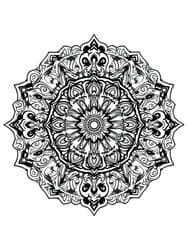 Mandala with Heart Petals