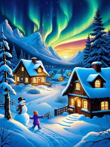Winter coloring pages